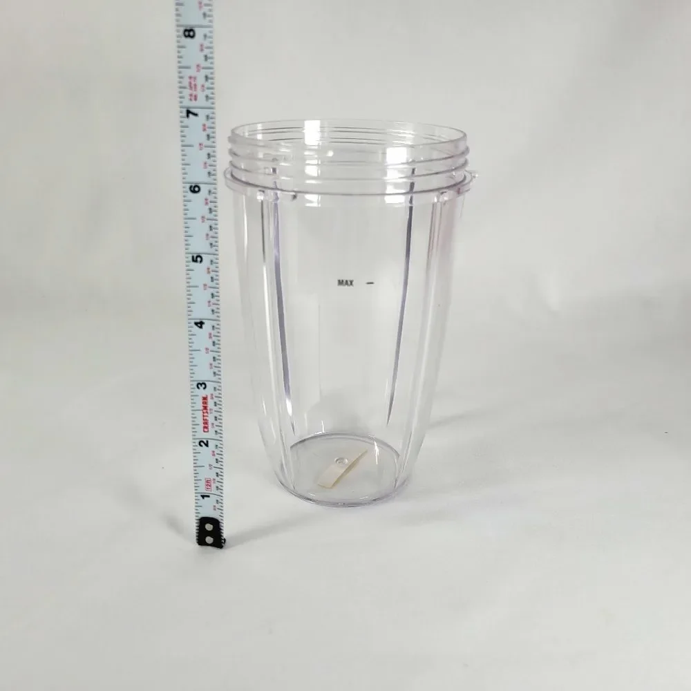 Nutribullet Replacement Cups Set of 3 Colossal 32 24 18 oz NB-201 Lot